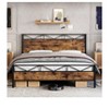 Bed  Bed Frame, 2024 New  Metal Bed Frame With Underbed Storage Space,Platform Bed Frame With Headboard And Footboard, Metal Slats Support, Noise Fre - 2 of 4