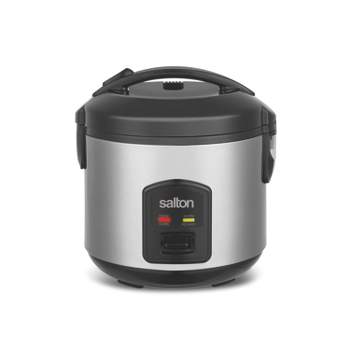Brentwood 3 Cup Uncooked/6 Cup Cooked Non Stick Rice Cooker In Black :  Target