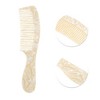 Unique Bargains Durable Hair Straightening Comb For Curly Hair Yellow 1 Pc - 3 of 4