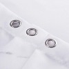 LunaLulinlk Grey and White Marble Shower Curtain - 4 of 4