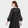 Women's Long Sleeve Ruffle Blouse - A New Day™ - 2 of 3