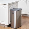 COZONY 55L/14.5 Gallon Rectangular Stainless Steel Trash Can with Pop-Up Lid, Fingerprint & Smudge Resistant, Removable Inner Bucket for Home, Bedroom - 3 of 4