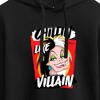 Women's - Disney Villains - Cruella Chillin Like A Villain Cropped Graphic Hoodie - 2 of 3
