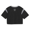NFL Las Vegas Raiders Women's Short Sleeve Fashion Crop Jersey - 3 of 3