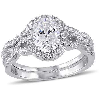 Cubic Zirconia Anniversary Ring - Silver 6 : Target