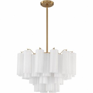Crystorama Lighting Addis 9 - Light Chandelier in  Aged Brass - 1 of 4