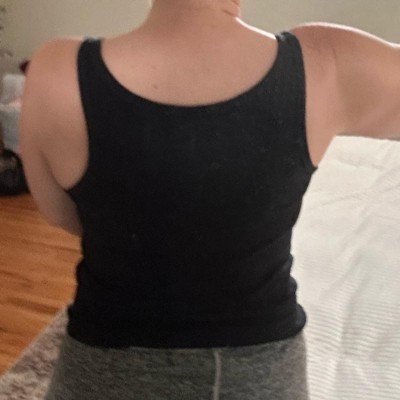 Women's Iconic Scoop Neck Tank Top - Universal Thread™ Black S