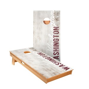 Skips Garage Washington Vintage Gameday Cornhole Boards - ACA Star Series - 1 of 1