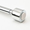 Cameo Adjustable Non Slip Shower Curtain Rod 42”-72” Spring tension Stainless Steel Telescoping Shower Rod, Heavy Duty, Rust Resistant, No Drill - 2 of 4