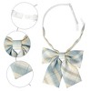 INSPIRE CHIC Women's Plaid Uniform Pre-tied Knot Cute Stylish Colorful Bow Ties - 3 of 4