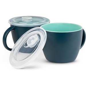 Kook Matte Soup Mugs, 25 Oz, Set of 2 - 1 of 3