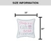 C&F Home 10" x 10" Family Is A Gift Embroidered Small Petite Throw Pillow - 3 of 3