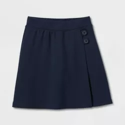 Girls' 2pk Pull-on Uniform Knit Skorts - Cat & Jack™ Khaki L : Target