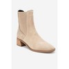 Neiva Beige Suede Leather Chelsea Boot (Women) | Forever & Always Shoes - 3 of 4