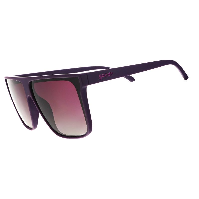 goodr Adult Fly G Keeping A High Profile Plastic Square Sunglasses - Purple