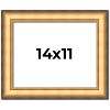 PosterPalooza | Photo Size Traditional Gold Picture Frame - UV Acrylic, Foam Board Backing, Hanging Hardware - 2 of 4