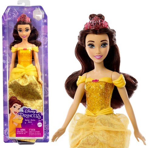 Mattel Disney Princess Ariel Fashion Doll, Sparkling Look with Red Hair,  Blue Eyes & Tiara Accessory
