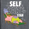 Men's - SpongeBob SquarePants - Self Care Star Long Sleeve Graphic T-Shirt - 2 of 4