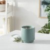 14oz Matte Ceramic Candle Sea Salt & Sage Teal Green - Project 62™ - image 2 of 4
