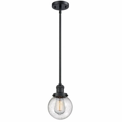 Beacon - 1 Light Mini Pendant In Industrial Style-9.5 Inches Tall and 6 Inches Wide