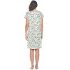 Casual Nights Women's Super Soft Yummy Nightshirt, Short Sleeve Nightgown, Night Dress with Fun Prints & Patterns - 4 of 4