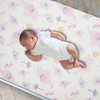 Bedtime Originals Elephant Dreams Fitted Crib Sheet - White, Animals, Jungle - 2 of 4