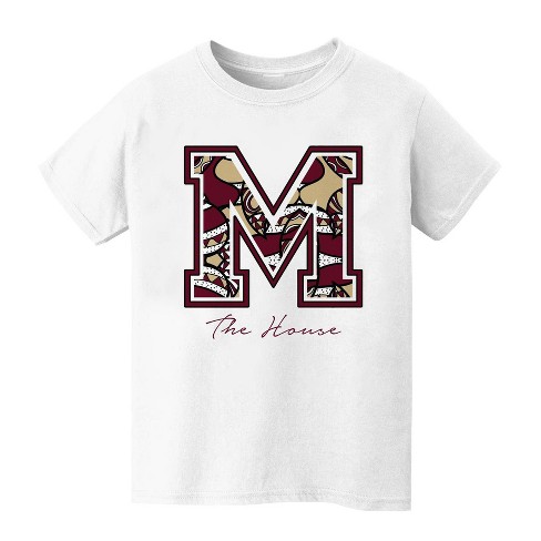 Ncaa Morehouse College Maroon Tigers Youth White T-shirt : Target