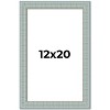 PosterPalooza | Refined Blue Picture Frame - UV Acrylic, Foam Board Backing, Hanging Hardware - 2 of 4