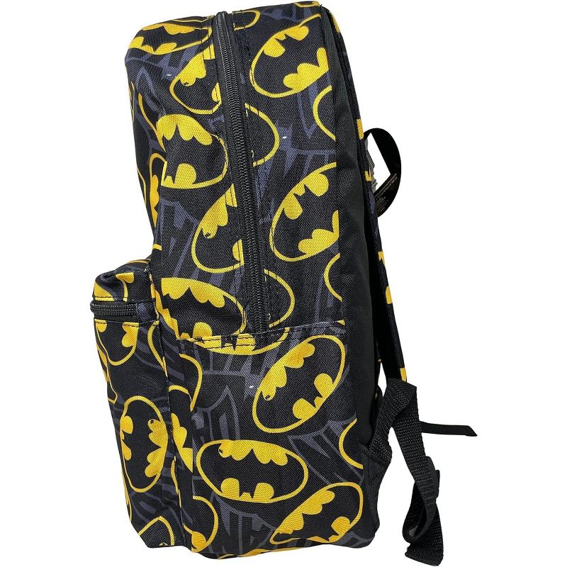 DC Comics Batman Logo 16 Inch Backpack, 3 of 4