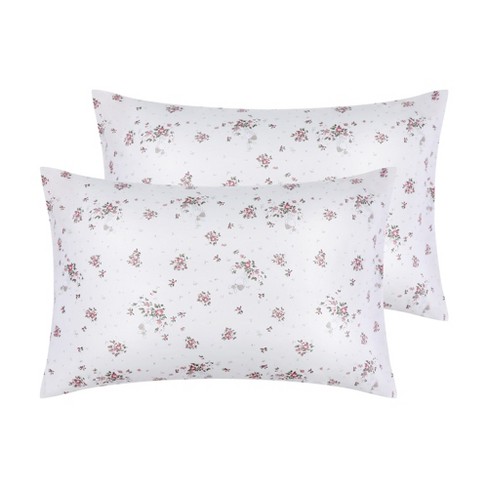 Unique Bargains Floral Printed Envelope Closure Breathable Soft Pillowcase Queen 20" x 30" 2 Pcs - image 1 of 4