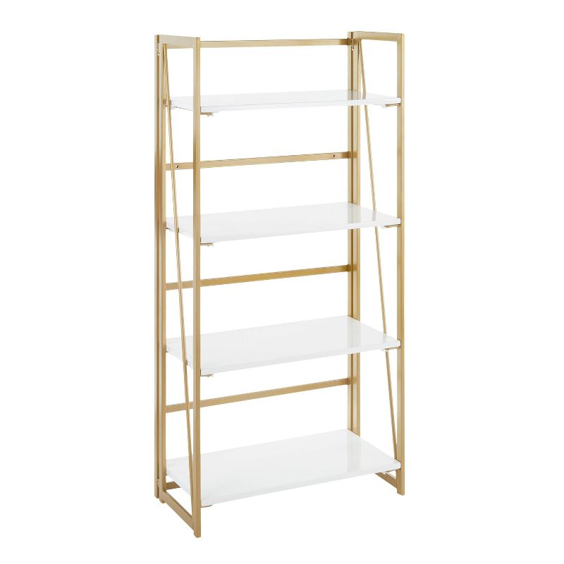 Folia 4 Shelf Vertical Bookcase - Lumisource, 1 of 14