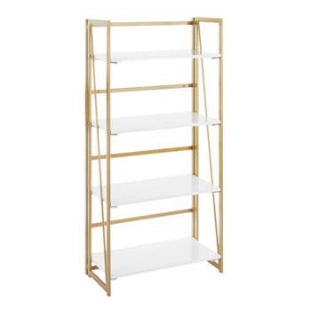 Folia 4 Shelf Vertical Bookcase - Lumisource