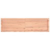 vidaXL Wall Shelf Light Brown 55.1 in.x15.7 in.x(0.8 in.-1.6 in.) Treated Solid Wood Oak - 4 of 4