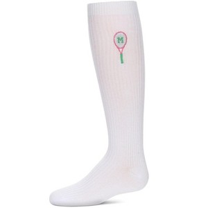 Memoi Girls' Tennis M Knee High Socks - 1 of 3