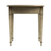HomeRoots 28" Beige Manufactured Wood Rectangular End Table With Drawer - 4 of 4