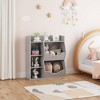 Kids Toy Storage Organizer 5 Cubbies, Kids Bookshelf and Bookcase, Wooden Cubby Storage Organizer for Boys and Girls, Toy Shelf for Playroom, Nursery - 3 of 4