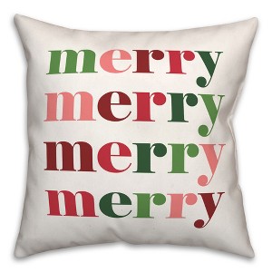 Creative Products Colorful Merry 18 x 18 Indoor / Outdoor Pillow - 1 of 3