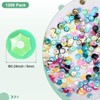 Unique Bargains PVC Durable Lightweight Sequin Embellishments 1200 Pcs - 3 of 4