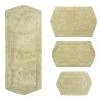 Waterford Tufted Bath Rug, Extra Soft and Absorbent, Non-Slip Bath Mats, Machine Washable bath rugs for Bathroom, 4 Pcs Set with Runner, Sage - 2 of 4