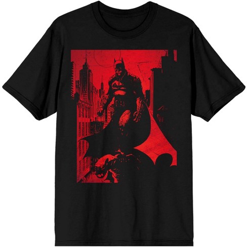 The Batman (2022) Character Men's Black Graphic Tee-Small