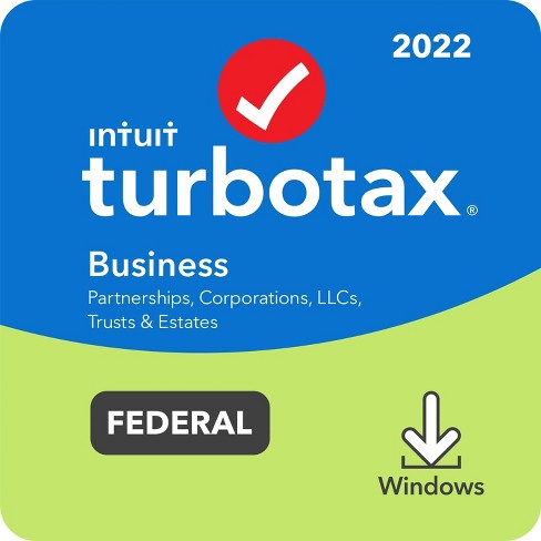 Turbotax Business 2022 Federal Tax Software : Target