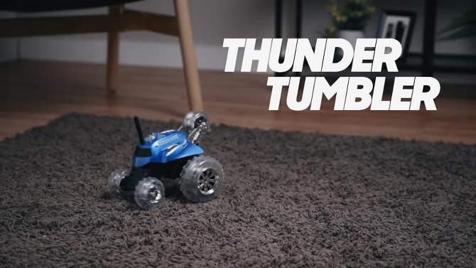 Sharper Image RC Thunder Tumbler - Blue, 2 of 15, play video