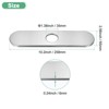 Unique Bargains 304 Stainless Steel Rust Corrosion Resistant Faucet Escutcheons 1 Pc - 3 of 4