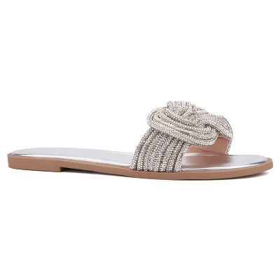 Fashion To Figure Women's Tammy Flat Sandal - Wide Width
