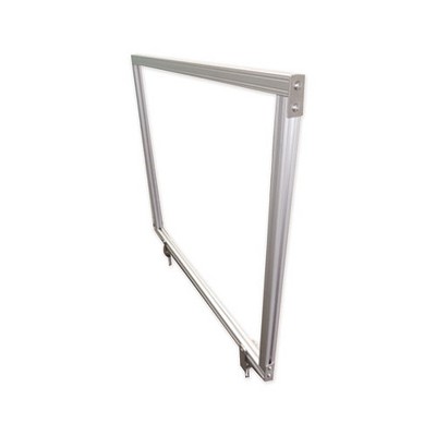 Frosted Acrylic Desktop Partition Screen with Aluminum Frame