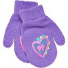 Paw Patrol Girls Winter Hat and 2 Pair Mittens or Gloves Set, Kids Ages 2-7 - 4 of 4