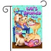 Briarwood Lane Spring Garden Flag 12x18 For Outdoor Cats Spoiled Here Humor For Spring Garden Flag Flags For Outside - 2 of 4