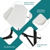 Tangkula Indoor & Outdoor Folding Picnic Table with Bench Seat Heavy Duty Portable Camping Table Set for Camping Dining BBQ Grey/Black/White - 4 of 4