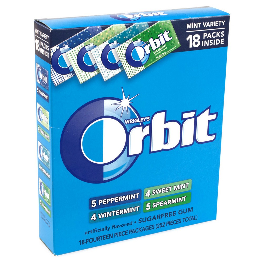 UPC 022000114372 product image for Orbit Mint Gum Variety Pack - 252ct | upcitemdb.com