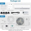 20 SEER2 WiFi Mini Split Air Conditioner - R454B Eco-Friendly Heat Pump, 450 Sq Ft, DIY Installation Kit - 2 of 4